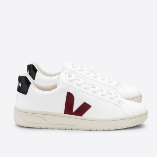 Veja Urca CWL Mens Trainers White/Red/Black UK 97849